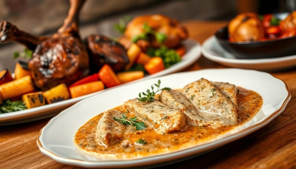 Secondi deuxième plat italienne d'apart de chef italo