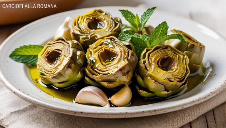 Exploring Italian cuisine, you might find Carciofi alla Romana, or Roman-style artichokes. This dish is a favorite in Italy, made with artichokes, garlic, and mint. It's often served as a side or appetizer, offering a taste of Rome's rich history and culture.