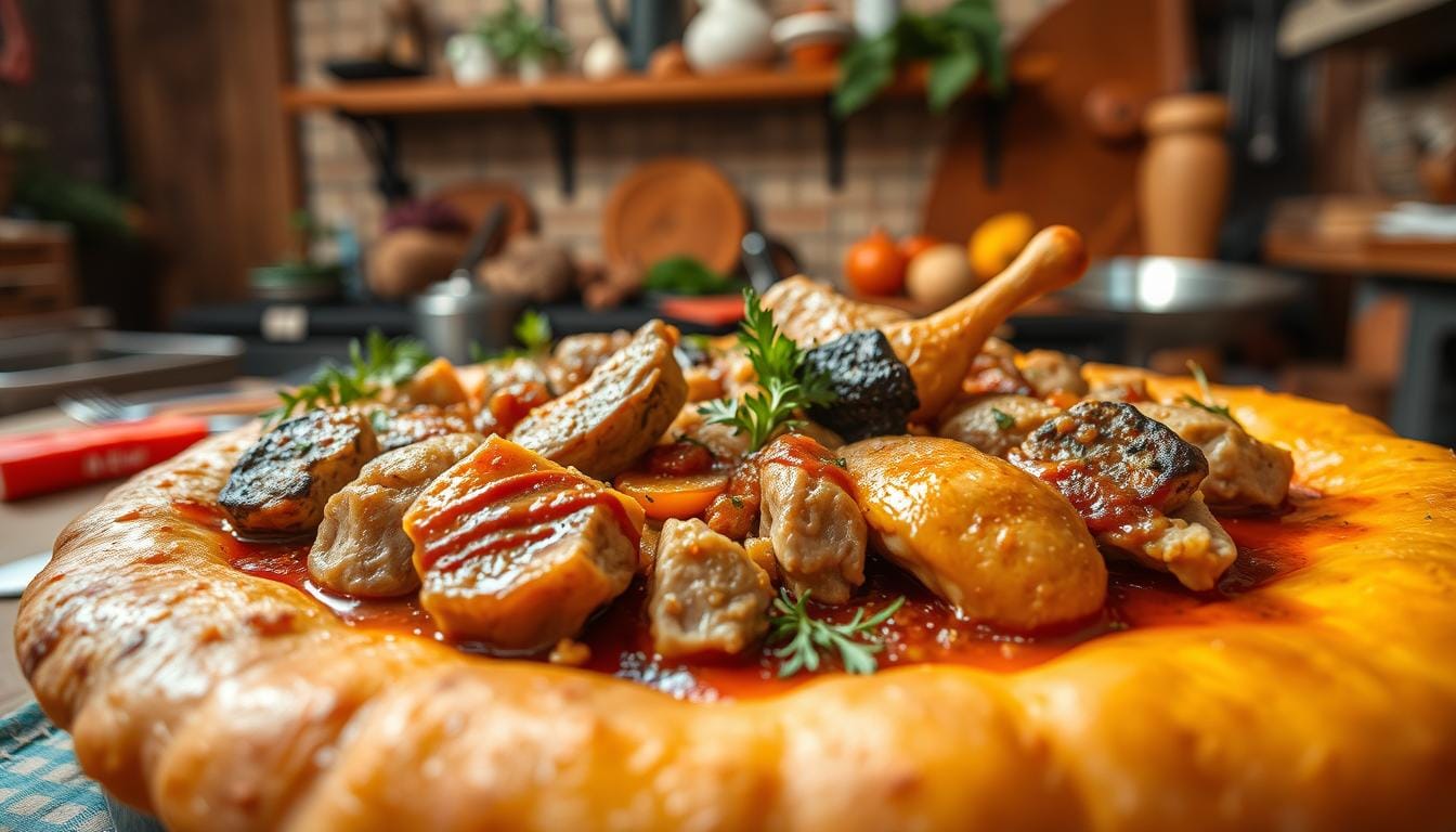 Frico di  Agnello Pollo   Coniglio