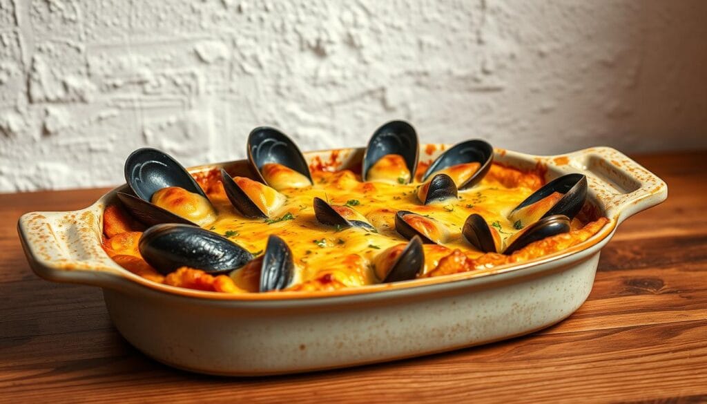 moules cuites au four à l’italienne moules cuites au four à l’italienne