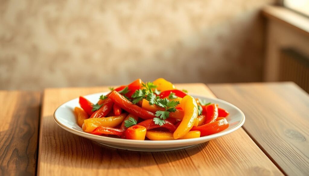 peperonata alla padella peperonata alla padella