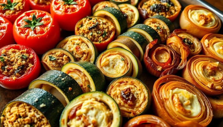 pomodori zucchini è cipolle repiene