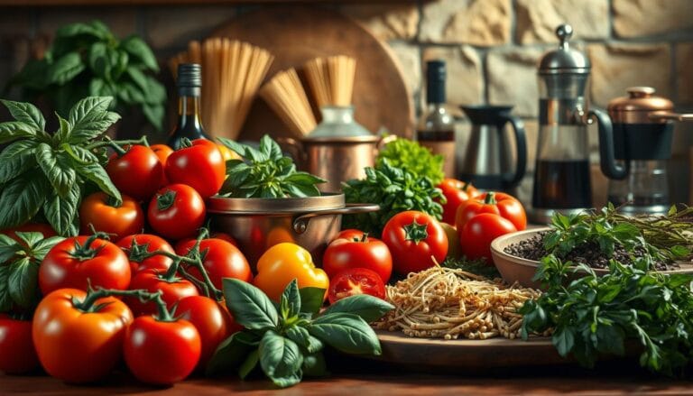 Essential products for Italian cooking