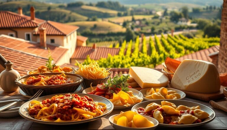 typical dishes of Emilia-Romagna