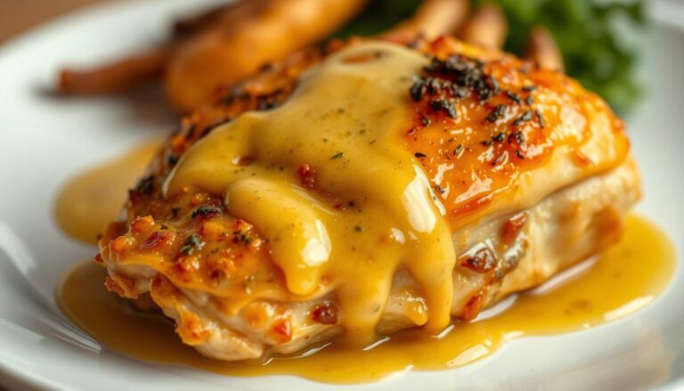 Baked chicken thighs with mustard