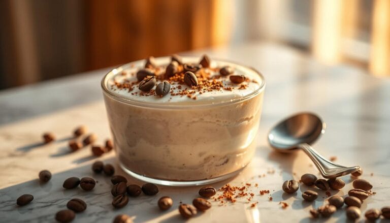 Coffee semifreddo ideal dessert