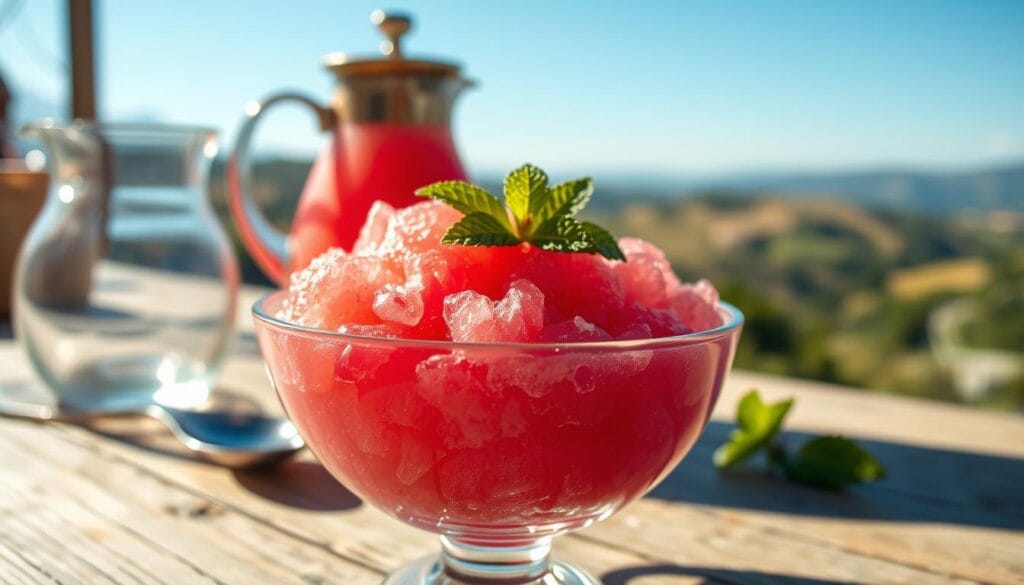 homemade Sicilian granita homemade Sicilian granita