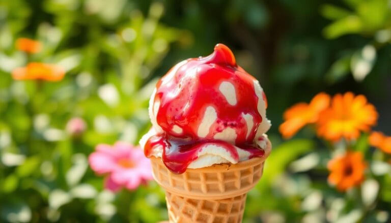try the fruit ice cream